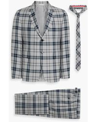 Thom Browne - Checked Wool-Blend Twill Suit - Lyst