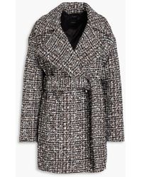 JOSEPH - Bouclé-tweed Coat - Lyst