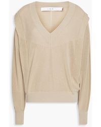 IRO - Waffle-knit Cotton Sweater - Lyst