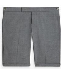 Thom Browne - Slim-fit Wool-blend Shorts - Lyst