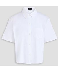 Theory - Stretch-Cotton Poplin Shirt - Lyst