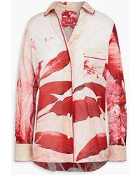 F.R.S For Restless Sleepers - Salmace hemd aus baumwolle mit floralem print - Lyst