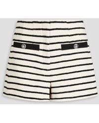 Veronica Beard - Gershwin Striped Cotton-Blend Shorts - Lyst