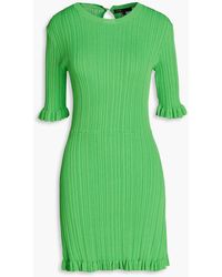 Maje - Rochasse Ribbed-knit Mini Dress - Lyst