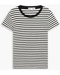 Alex Mill - Prospect Striped Linen-blend Jersey T-shirt - Lyst