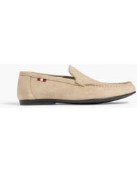 Bally - Craxon Suede Loafers - Lyst