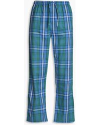 Derek Rose - Checked Cotton-twill Pajama Pants - Lyst