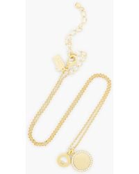 Kate Spade - Silver-tone Crystal Necklace - Lyst