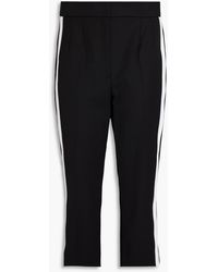 Dolce & Gabbana - Cropped Wool-blend Twill Tapered Pants - Lyst
