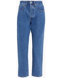 Rag & Bone - Maya hoch sitzende cropped jeans mit schmalem bein - Lyst