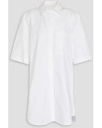 Loulou Studio - Evora Cotton Mini Shirt Dress - Lyst