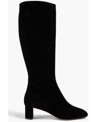 Aeyde - Marty Suede Knee Boots - Lyst
