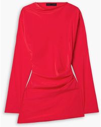 Proenza Schouler - Keegan Gathered Crepe De Chine Top - Lyst