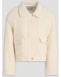 Sandro - Cotton-blend Tweed Jacket - Lyst