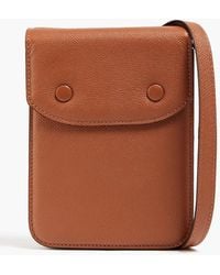 Maison Margiela - Pebbled-leather Messenger Bag - Lyst