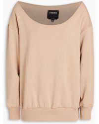 L'Agence - Stretch Cotton And Modal-blend Sweatshirt - Lyst