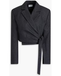 Claudie Pierlot - Cropped Wool-blend Blazer - Lyst