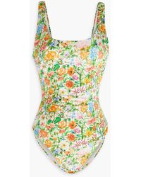 Onia - Floral-print Swimsuit - Lyst