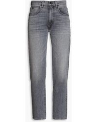 SLVRLAKE Denim - Sophie Faded High-rise Straight-leg Jeans - Lyst