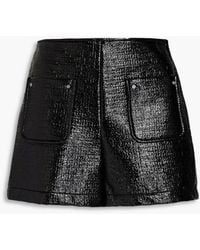 Maje - Itlie Coated Tweed Shorts - Lyst