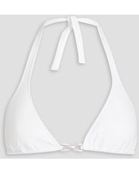 Melissa Odabash - Bahamas Embellished Triangle Bikini Top - Lyst