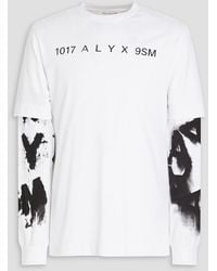 1017 ALYX 9SM - Logo-print Cotton-jersey T-shirt - Lyst