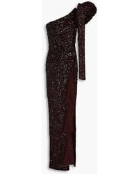 Rachel Gilbert - Phoebe One-sleeve Embellished Gown - Lyst
