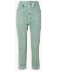 Isabel Marant - Tucson hoch sitzende jeans mit schmalem bein - Lyst