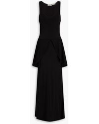 BITE STUDIOS - Petal Jersey Peplum Maxi Dress - Lyst