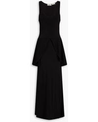 BITE STUDIOS - Petal Jersey Peplum Maxi Dress - Lyst
