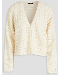 Theory - Hanlee Pointelle-knit Wool And Cashmere-blend Cardigan - Lyst