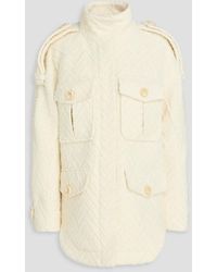 Zimmermann - Bouclé-Tweed Shirt Jacket - Lyst