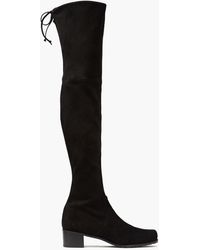 Stuart Weitzman - Stretch-suede Over-the-knee Boots - Lyst