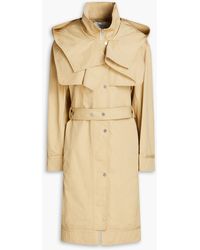 3.1 Phillip Lim - Cotton Hooded Trench Coat - Lyst
