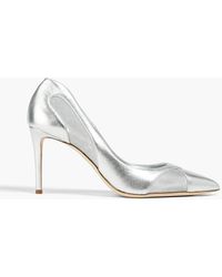 Giuseppe Zanotti - Mesh And Suede Pumps - Lyst