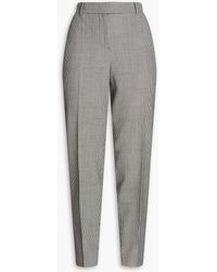 Boutique Moschino - Houndstooth Tweed Tapered Pants - Lyst