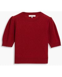 FRAME - Kaschmirpullover in pointelle-strick - Lyst