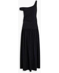 Rohe - Off-The-Shoulder Ruched Stretch-Jersey Maxi Dress - Lyst