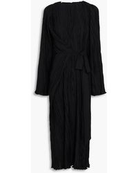 Rohe - Midikleid aus plissiertem crêpe - Lyst