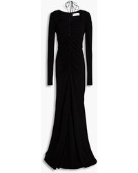 Rebecca Vallance - Riccardo Ruched Stretch-jersey Gown - Lyst