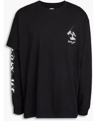 ACRONYM - Printed Cotton-jersey T-shirt - Lyst