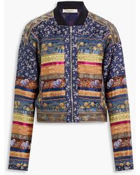 Etro - Silvie Patchwork Cotton And Silk-blend Jacket - Lyst