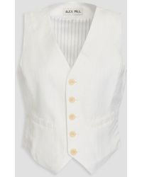 Alex Mill - Kam Linen, Lyocell And Cotton-Blend Twill Vest - Lyst