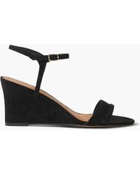 Emme Parsons - Suede Wedge Sandals - Lyst