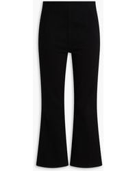 Veronica Beard - Carson hoch sitzende cropped kick-flare-jeans - Lyst