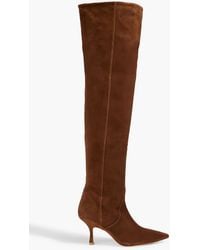 Stuart Weitzman - Naomi 75 Suede Over-The-Knee Boots - Lyst