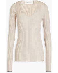 By Malene Birger - Rione Ribbed Merino Wool Sweater - Lyst