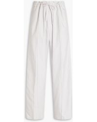 Dunhill - Lyocell And Cotton-blend Twill Pants - Lyst