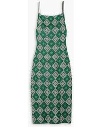 Ahluwalia - Ojewale Jacquard-knit Midi Dress - Lyst