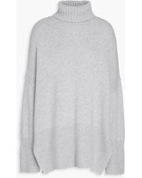 Autumn Cashmere - Oversized Knitted Turtleneck Sweater - Lyst